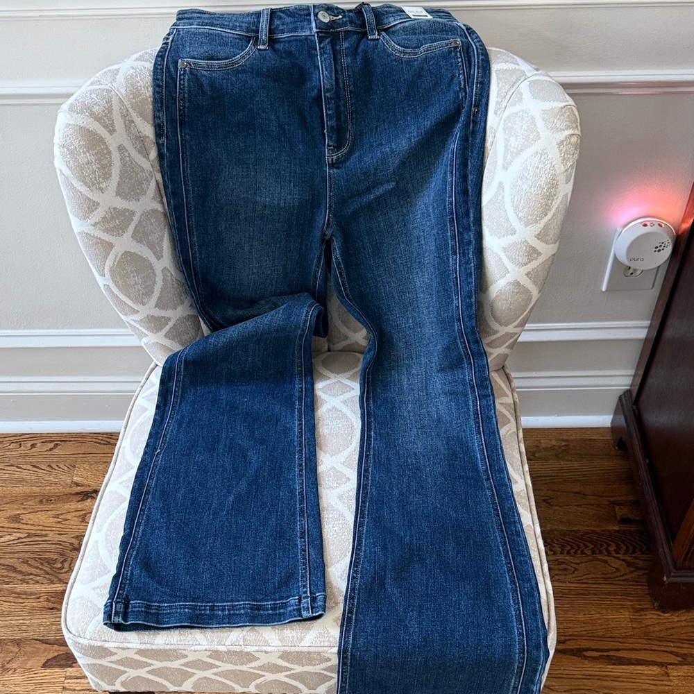 Judy Blue Dark Blue Flare Jeans